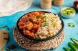 Veg Fried Rice Manchurian Bowl