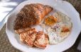 GRILLED HALLOUMI and FRIED EGG PLATE