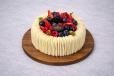 RASPBERRY VANILLA CHARLOTTE CAKE