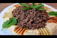 Hummus Meat Chopped