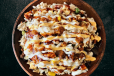 Meat Shawarma Fatteh With Tahini