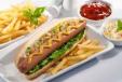 Jumbo Beef Sausage Sandwich