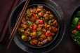 Mushroom Manchurian Dry