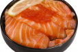 Salmon Ikura Don Plain Rice