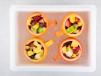 Orange Fruit Cups 4 Pieces With Ice Box