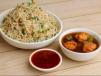 Egg Fried Rice With Chicken Manchurian