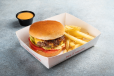 T&T Signature Beef Burger With Fries