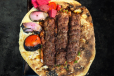 Half Iraqi Meat Kebab Plate