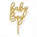 Baby Boy Gold Topper