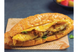 Eggs With Minced Meat Sandwich