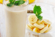 Banana With Milk Juice