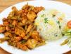 Rice With Chicken Chilly Dry