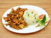 Rice With Chicken Chilli Dry With Fried Rice