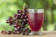 Tender Coconut With Grape Juice