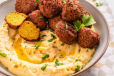 Falafel With Hummus Plate