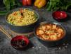 Singapore Noodles With Kung Pao Shrimps