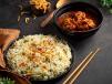 Chilli Style Veg Dumpling With Garlic Fried Rice