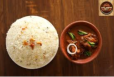 Ghee Rice With Chicken Curry
