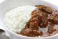White Rice With Chicken Or Beef Curry