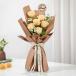 Serene Peach Roses Father's Day Bouquet