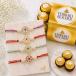 Royal Meenakari Rakhi Gift Set with Ferrero Rocher