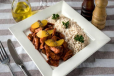 Italian Peach Chicken with brown rice  (350gms)
