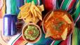 Tortilla Soup + Mini Guacamole Dip with Chips + Soft Drink