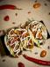 Tacos mexicanos de carne ( flour tortilla)