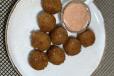 Corn and cheese balls/Bolinho de milho com queijo
