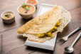 Onion Rava Masala Dosa