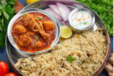 Bagara Rice With Chicken Curry