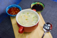 Golden Sweet  Corn Broth with Chicken