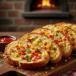 Bell Pepper Cheesy Garlic Bread