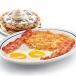 Pancake Combo (Pick any Pancake + 2Eggs your way + 2Bacon or 2Sausages + Hashbrowns)