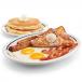 Split Decision (2 Eggs your way + 2 Bacon or 2 Sausages + 2 French Toast + 2 Buttermilk Pancakes)