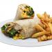 Fiesta Chicken Wrap ( with fries )