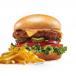The Classic Angus Beef Burger ( with fries )