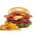 The Classic Angus Beef Burger with Bacon ( With fries )