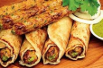 Seekh Kabab Chatni Roll