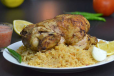 Buhary Rice With Grilled Chicken