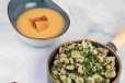 Fried Beans in Olive Oil with Coriander and Garlic