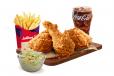 S3 3pcs Chickenjoy with Side and Pineapple Coleslaw Meal