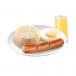 Breakfast Hotdog and Drink