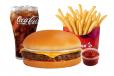 Cheesy Yumburger with Fries and Drink