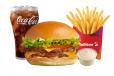 Jolliburger Deluxe Double Meal.
