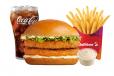 Crunchy Chicken Burger Double Classic Mayo Meal