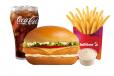Crunchy Chicken Burger Deluxe Classic Mayo Meal