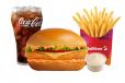 Crunchy Chicken Burger Deluxe Spicy Sriracha Meal