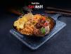 Triple Chicken Schezwan Fried Rice