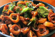 Porata /Chapati / vellappam / Idiyappam (2 Pc) KOONTHAL FRY (SQUID )